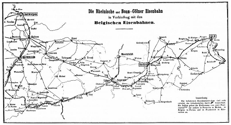 175 Jahre Strecke Köln Aachen Eisenbahn in Stolberg